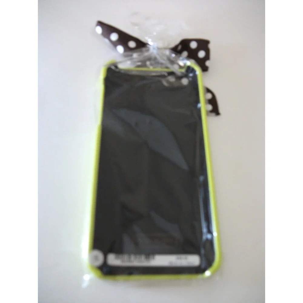 Henri Bendel Neon Case For Iphone Cell Holder 5 NWT $48.00 Yellow